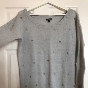 EXPRESS LONG EMBELLISHED SWEATER